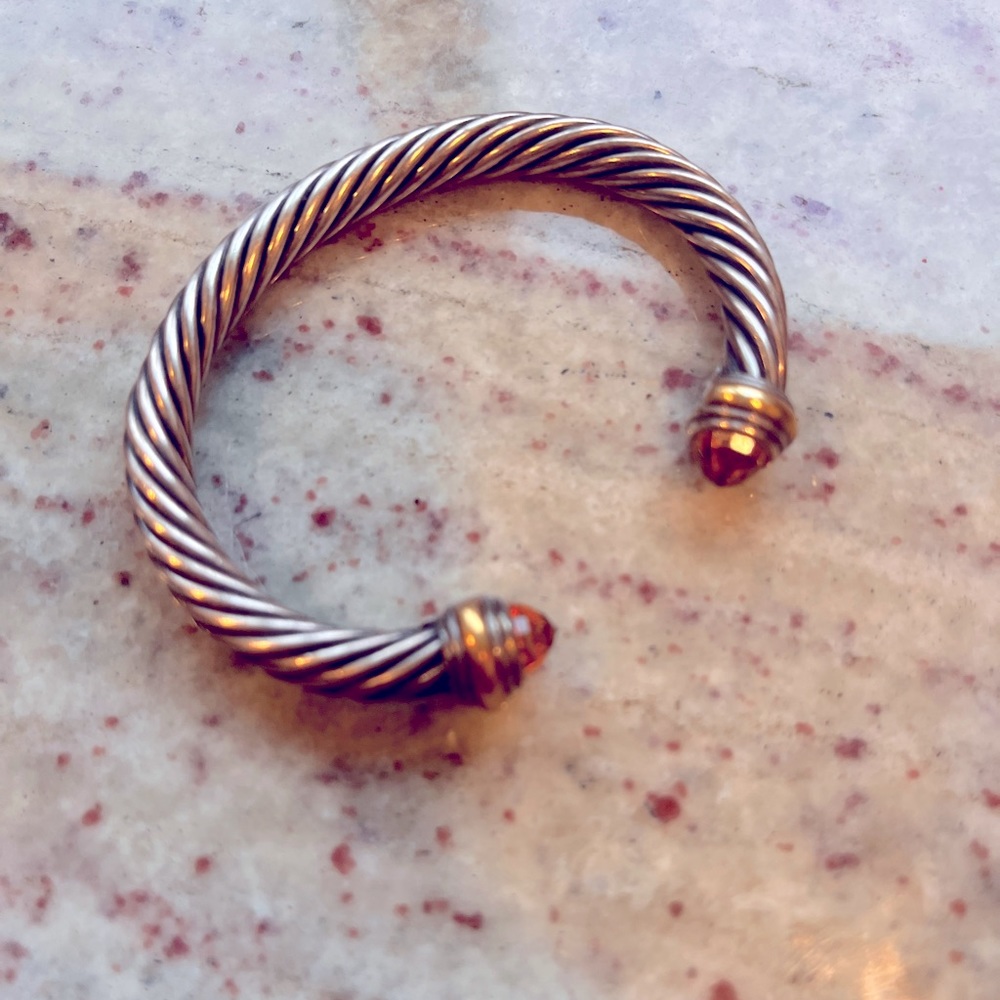 David yurmin classic cuff with citrine
